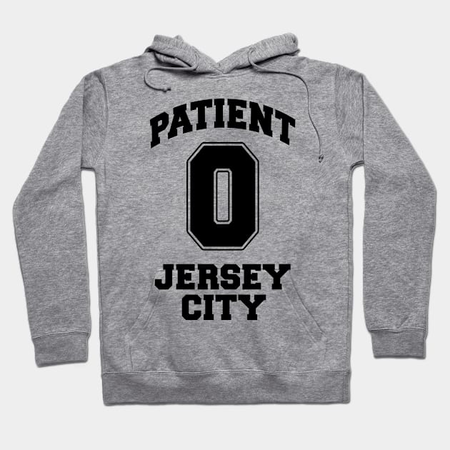 Patient Zero Zombie Jersey City - Black Hoodie by MotiviTees